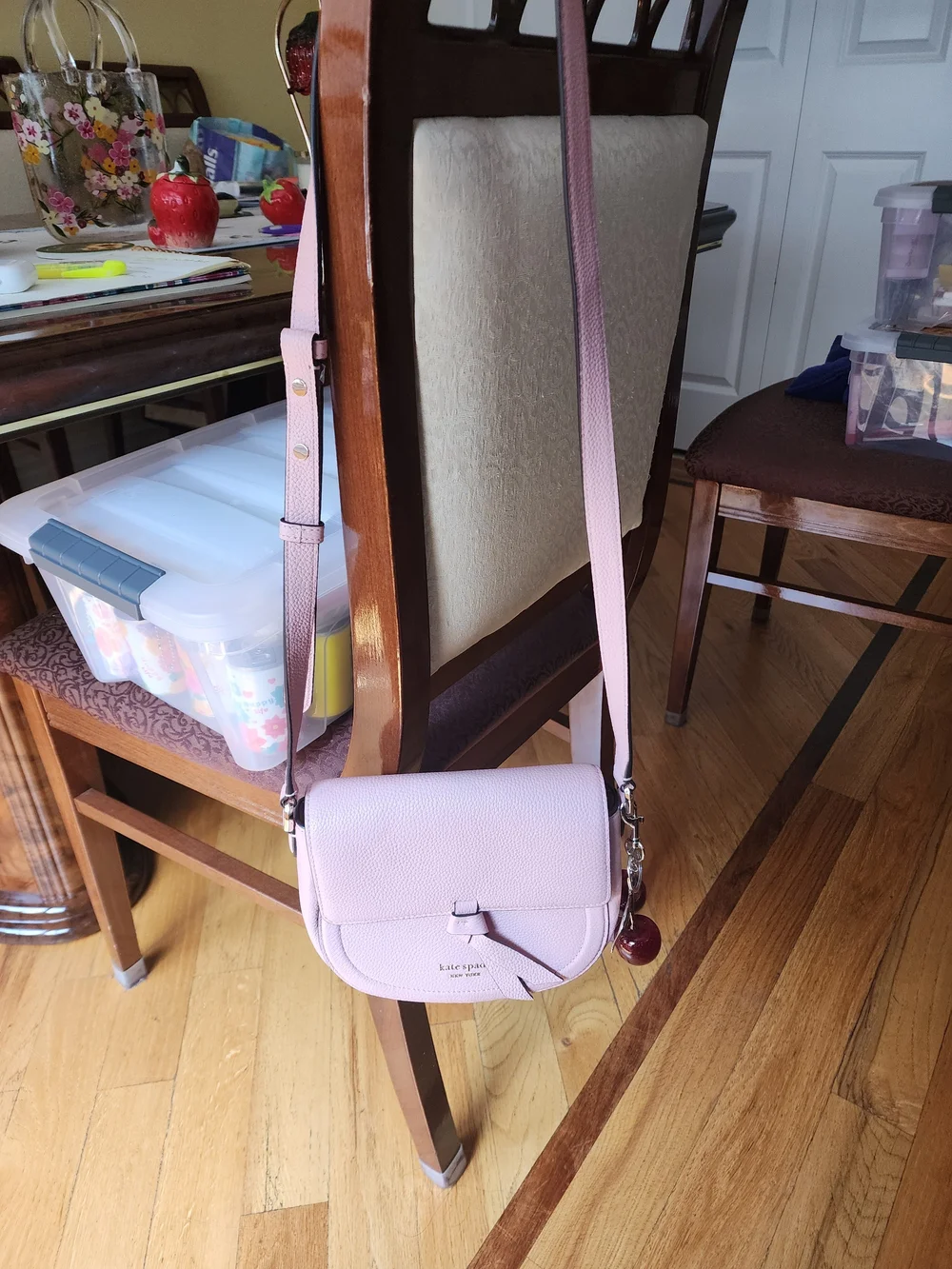 💓Kate Spade New York Blush Pink Crossbody Purse & Card Holder Bundle | NWOT